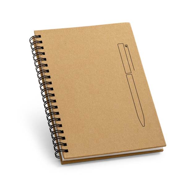 Caderno B6 capa dura em papel kraft – OE329