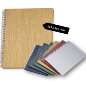 Caderno de Negócios com pintura metalizada – OE347