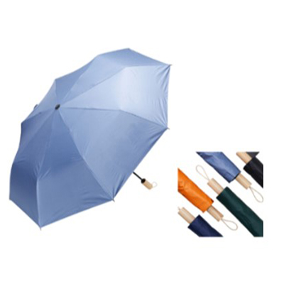 Guarda-chuva manual com 8 varetas e estrutura em aço, com impacto impermeável e proteção UV – OP466