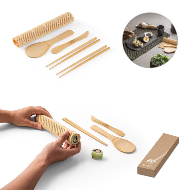Kit sushi em bambu. – GA123