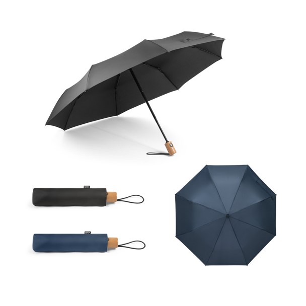 Guarda-chuva em rPET dobrável. – OP480